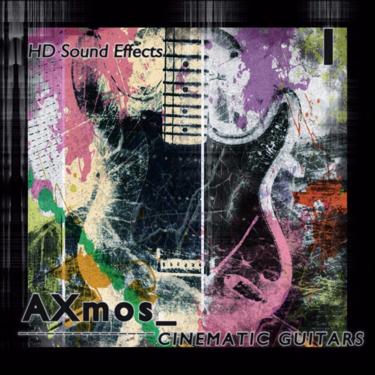 MatiasMac.SD - AXmos_Cinematic Guitars Sample Packs Software GUI Artwork